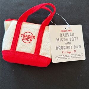 NEW Trader Joe's 2-in-1 Micro Tote
